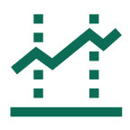 stock graph going up